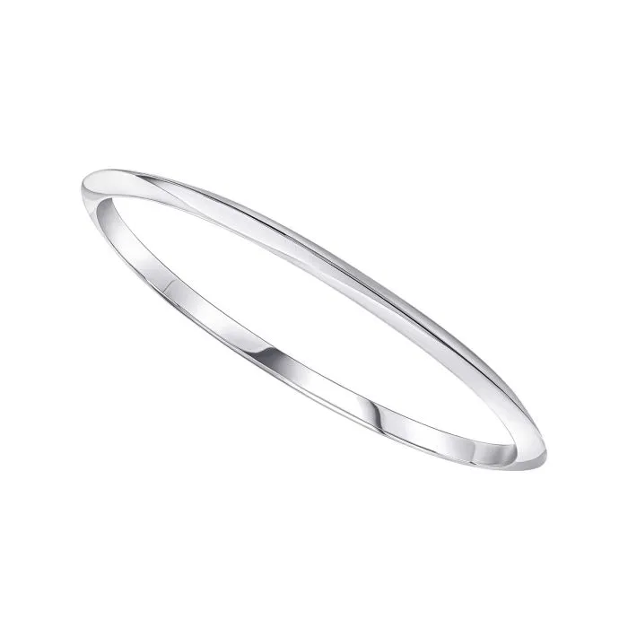 Beginnings Sterling Silver Knife Edge Bangle