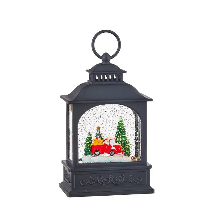Dogs In Truck Lighted Lantern