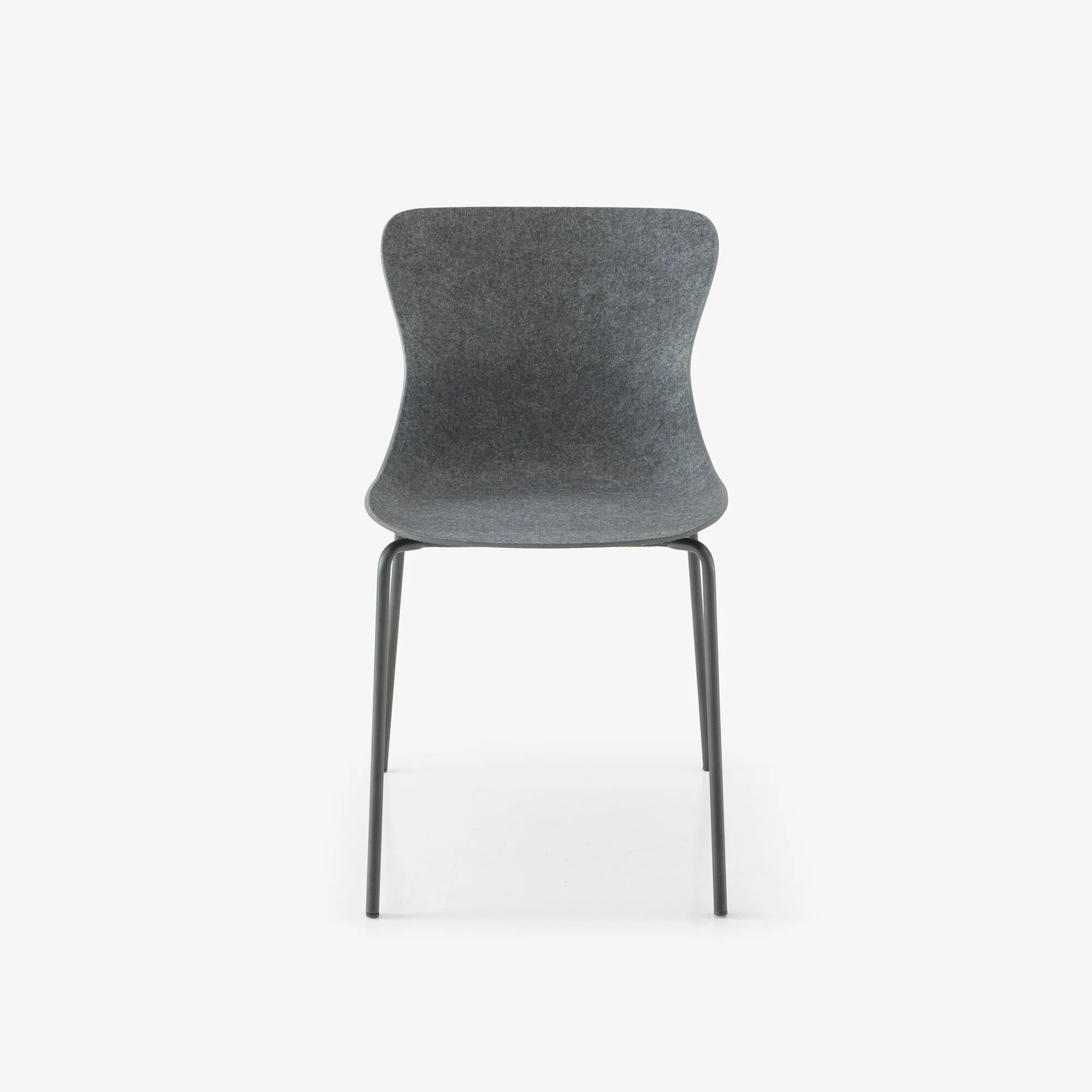 Ettoriano Chair Anthracite Metal Base