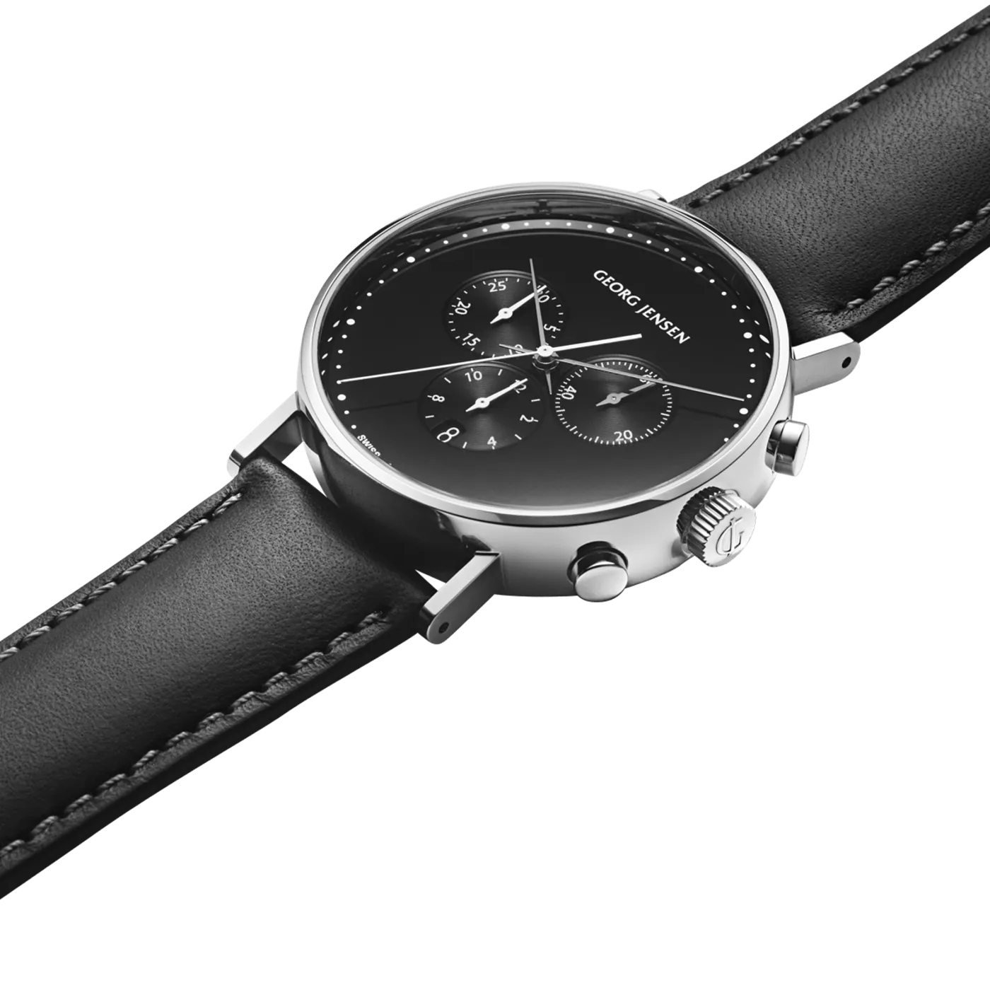 Koppel Gents Chronograph Watch, 41mm - Black/Black - 10019775
