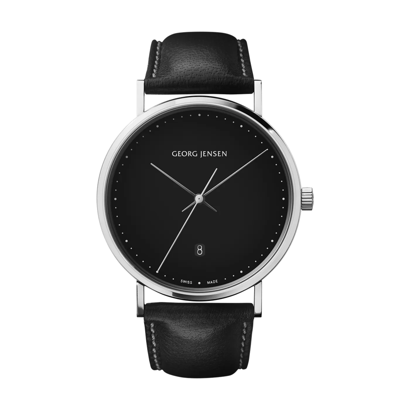 Koppel Gents Quartz Watch, 41mm - Black/Black - 10019774