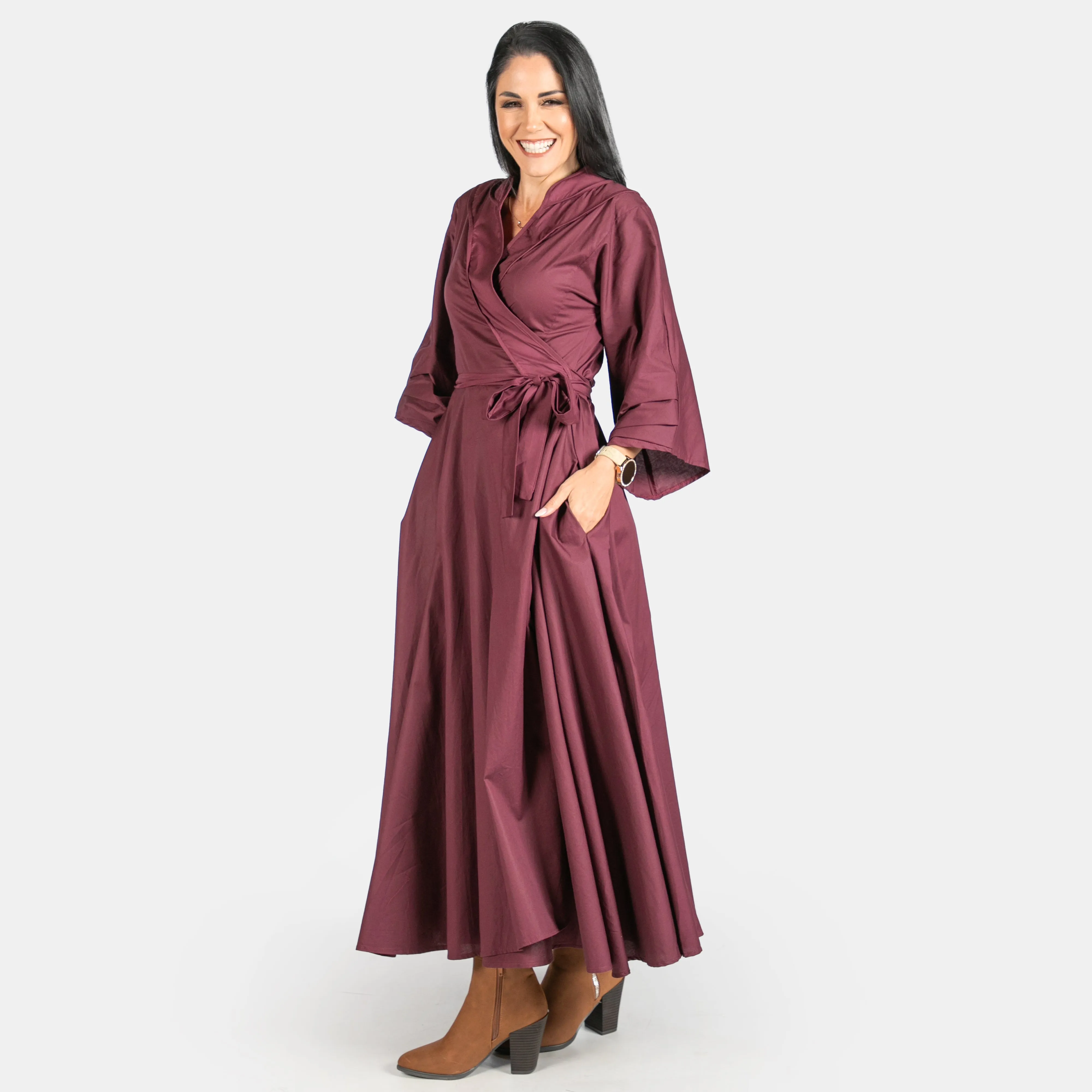 Ladies' Scarlet Wrap Dress
