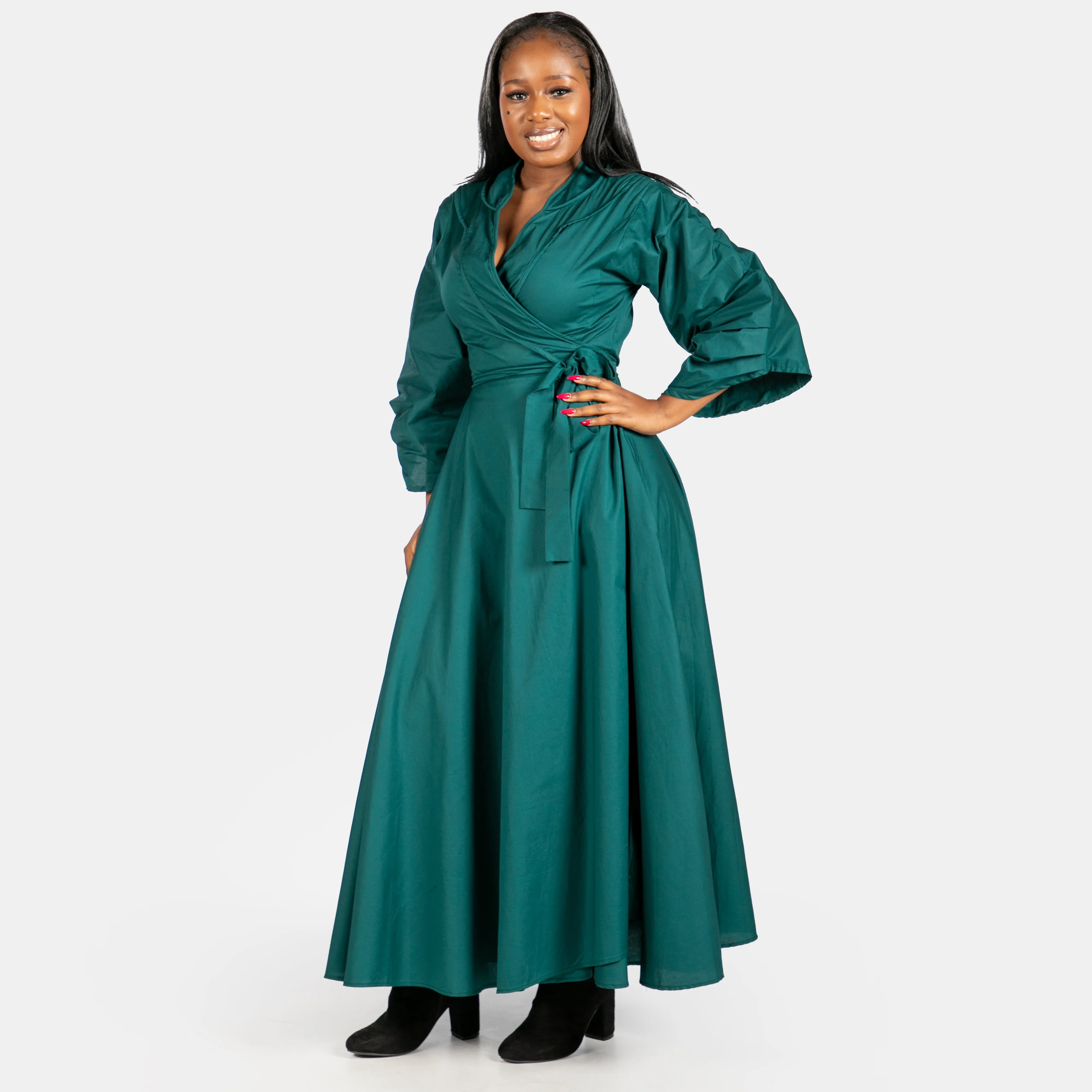 Ladies' Scarlet Wrap Dress