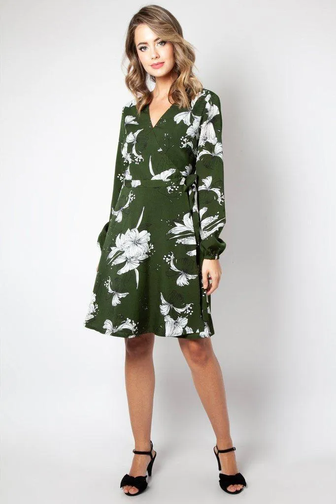Molly Floral Wrap Dress