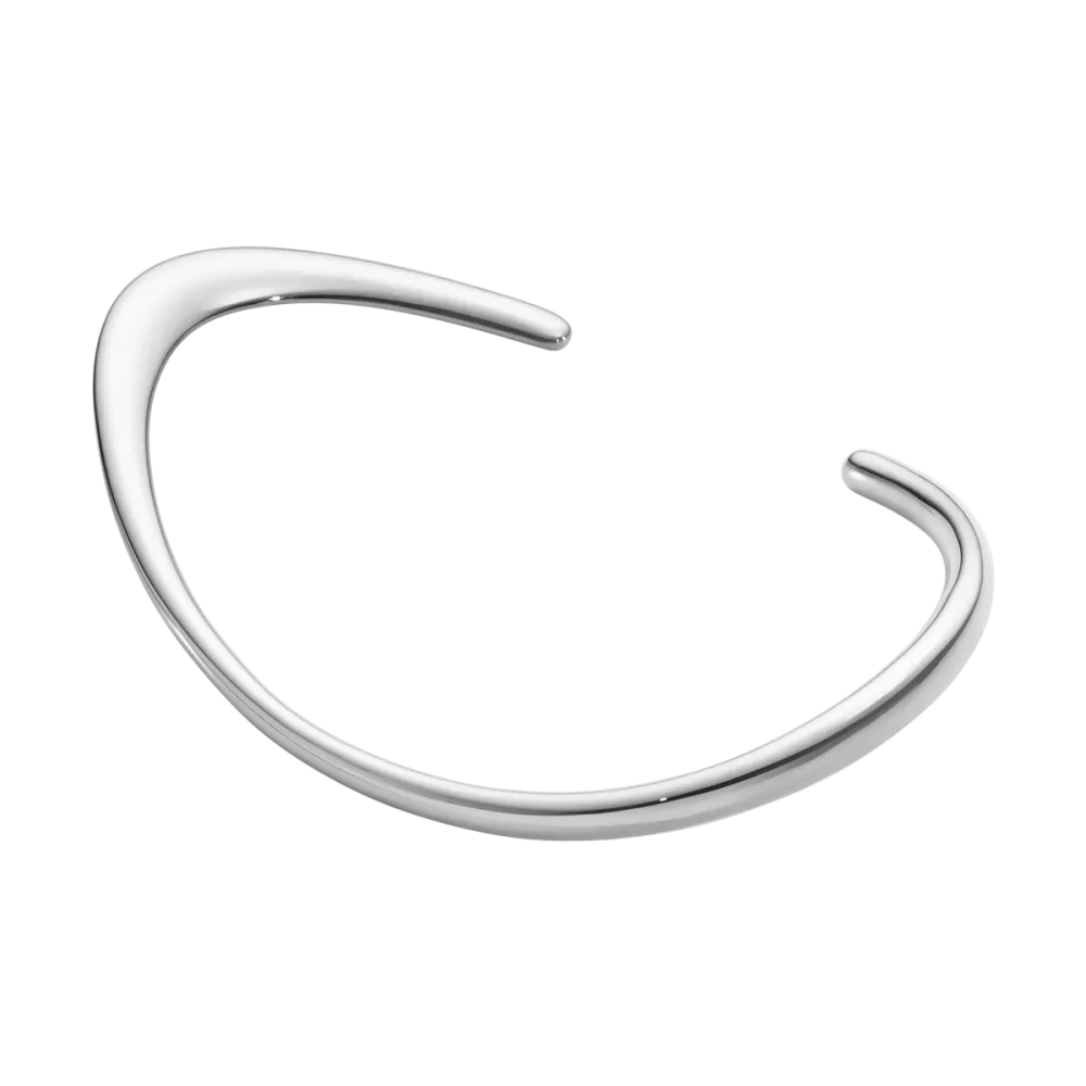 Offspring Slim Open Bangle - Silver - 20000037
