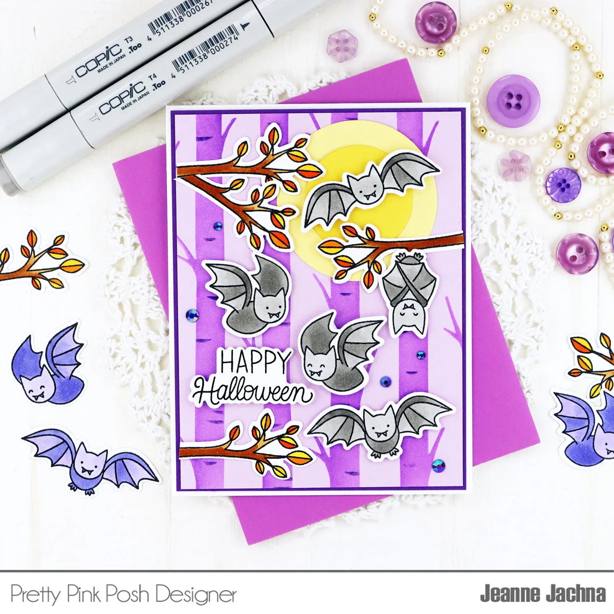 PRETTY PINK POSH: Birch Trees | Layered Stencil 2PK