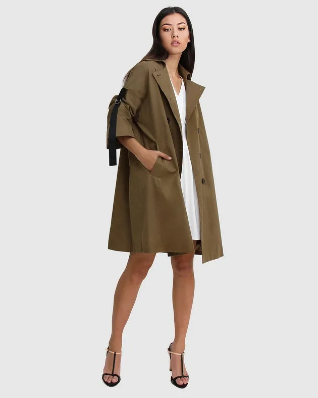 Russian Romance Oversized Trench Coat