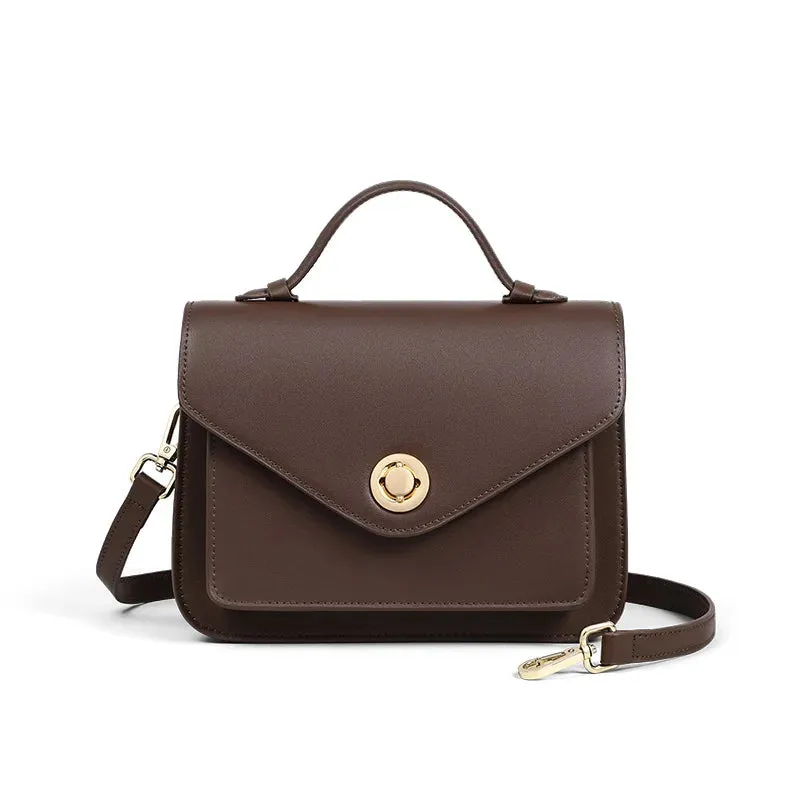UAKISS  -  Genuine leather woman bag small square shoulder bag Handbags ladies crossbody bags luxury designer minimalism bag tofu bag