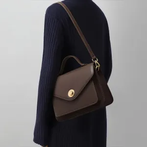 UAKISS  -  Genuine leather woman bag small square shoulder bag Handbags ladies crossbody bags luxury designer minimalism bag tofu bag