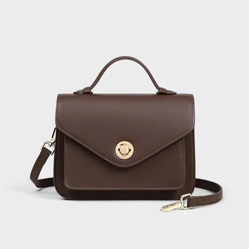 UAKISS  -  Genuine leather woman bag small square shoulder bag Handbags ladies crossbody bags luxury designer minimalism bag tofu bag