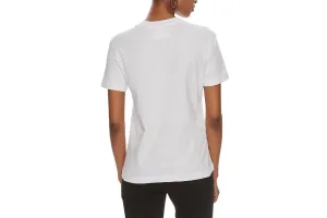 Versace Jeans Couture White & Gold Logo T-Shirt – Sleek Minimalism with a Luxe Finish-