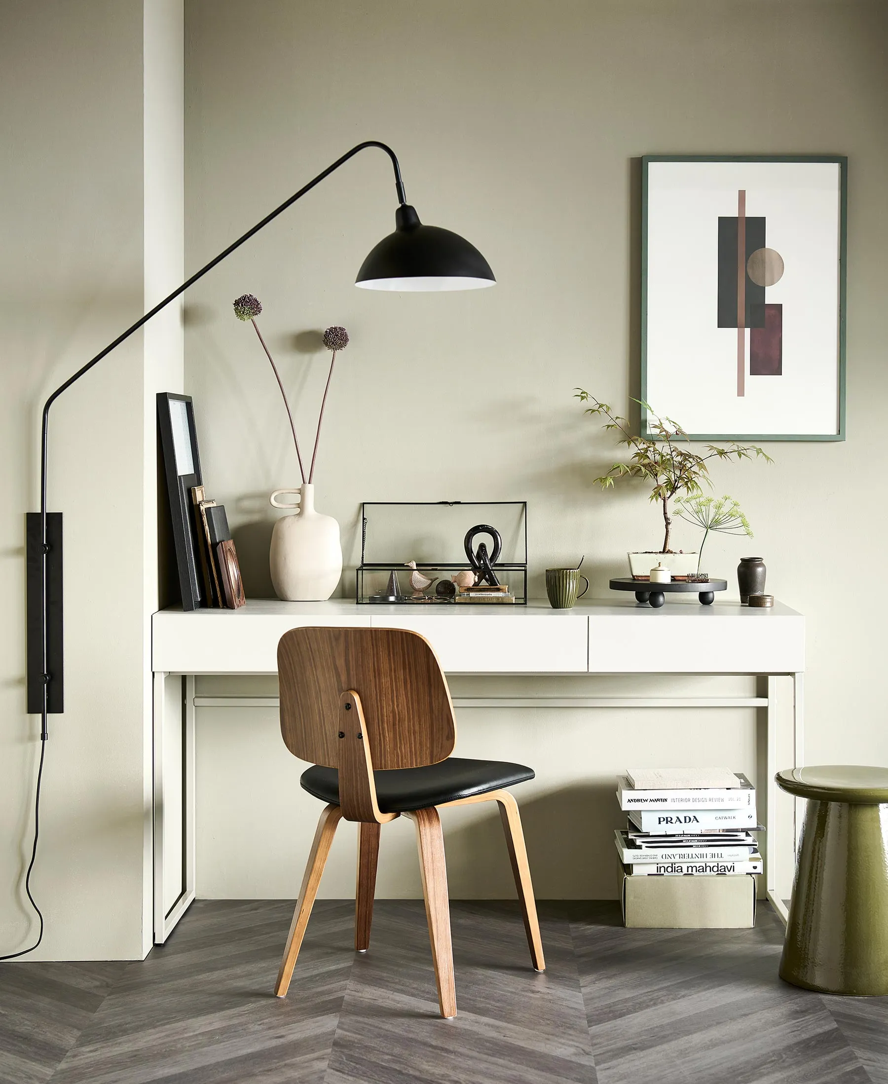 VTWonen Classic Dining Chair Black/Walnut