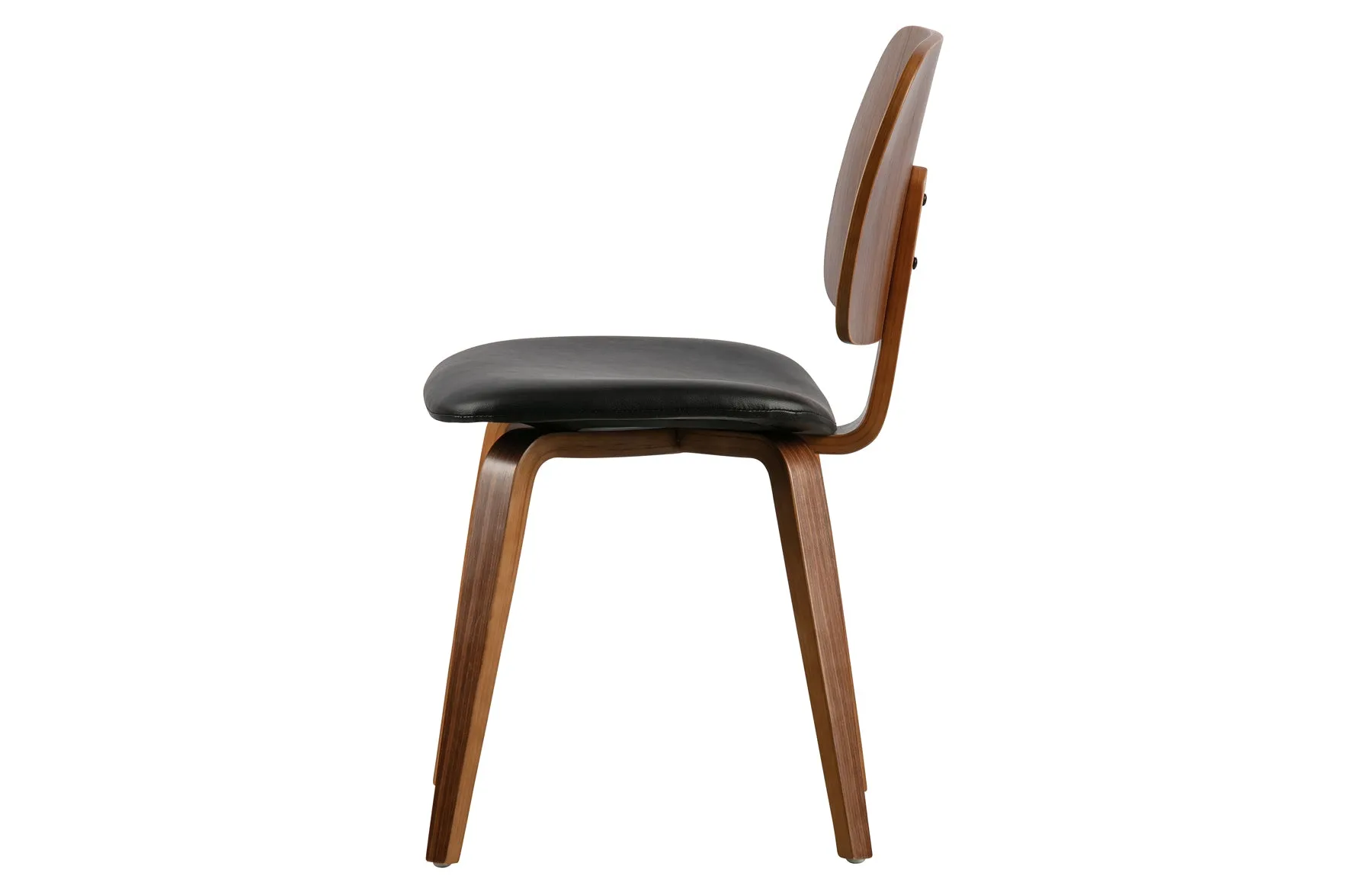 VTWonen Classic Dining Chair Black/Walnut