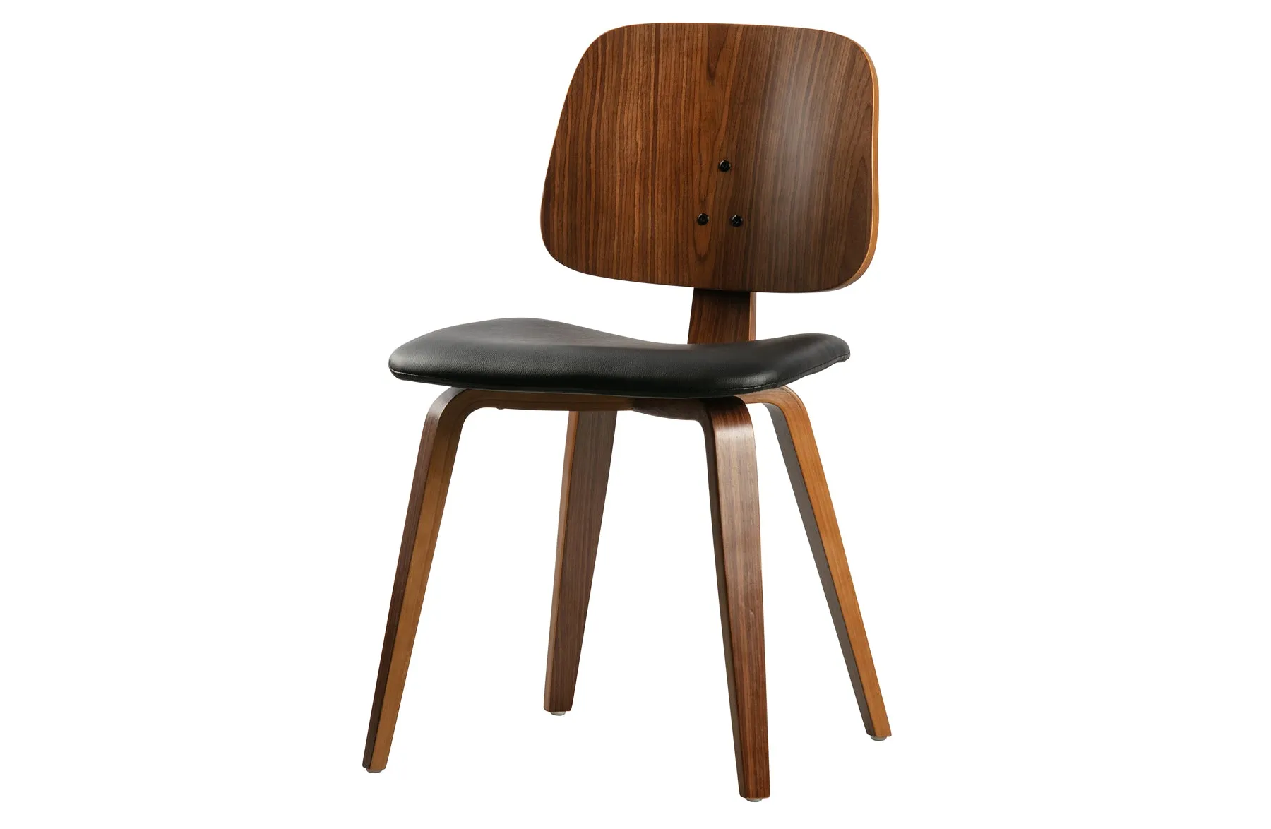VTWonen Classic Dining Chair Black/Walnut